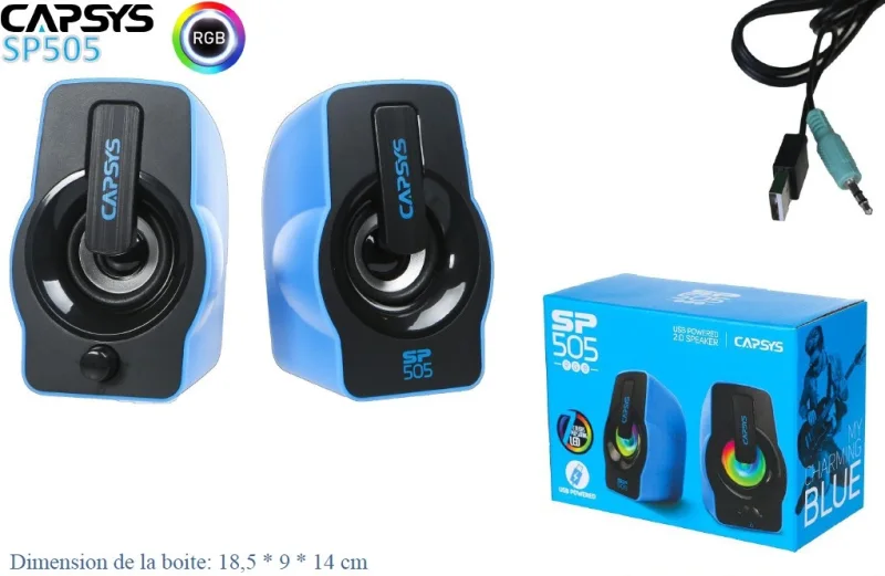 BAFFLE USB RGB SP505 - image principale