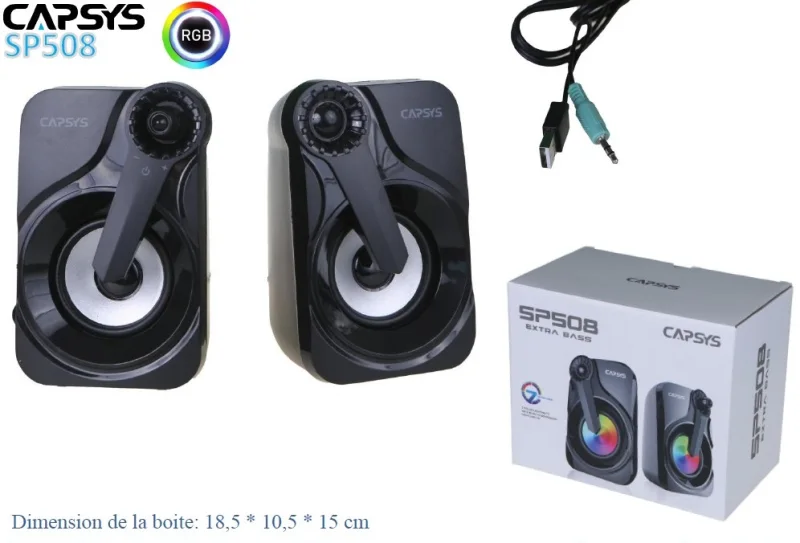 BAFFLE USB RGB SP508 - image principale