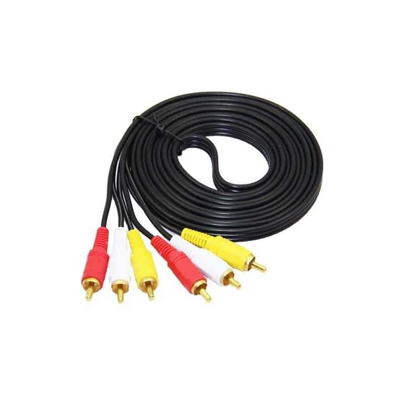 CABLE AV 3RCA M/M 5M - image principale