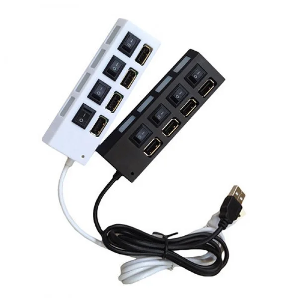 HUB USB 2.0 4P AVEC INTERRUPTEURS 401 - image principale