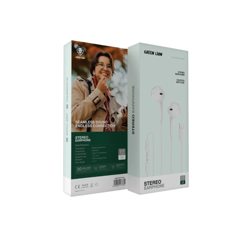 GREEN LION STEREO EARPHONE GL-ST5 - image principale