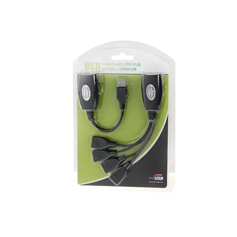 EXTENDER USB2.0/RJ45 + HUB 4P 45M - image principale