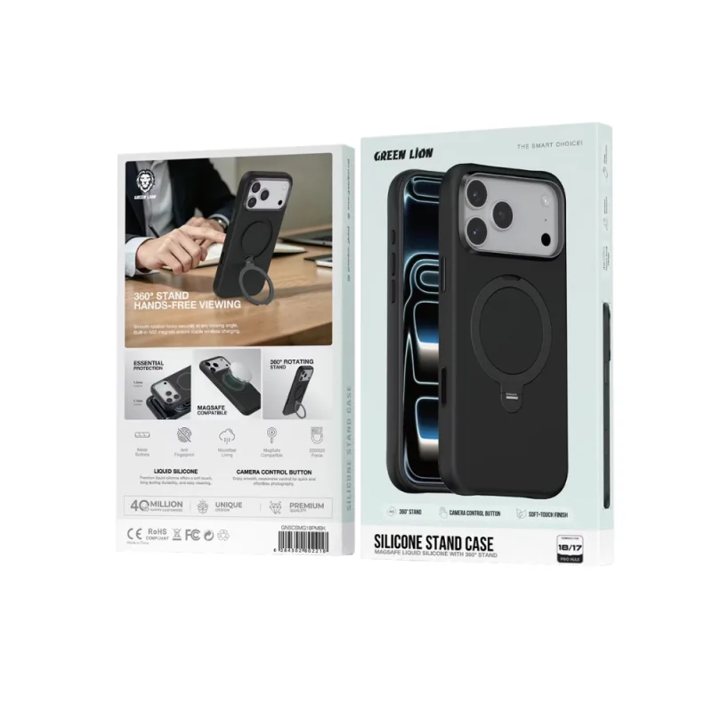 GREEN LION SILICONE STAND CASE - image principale