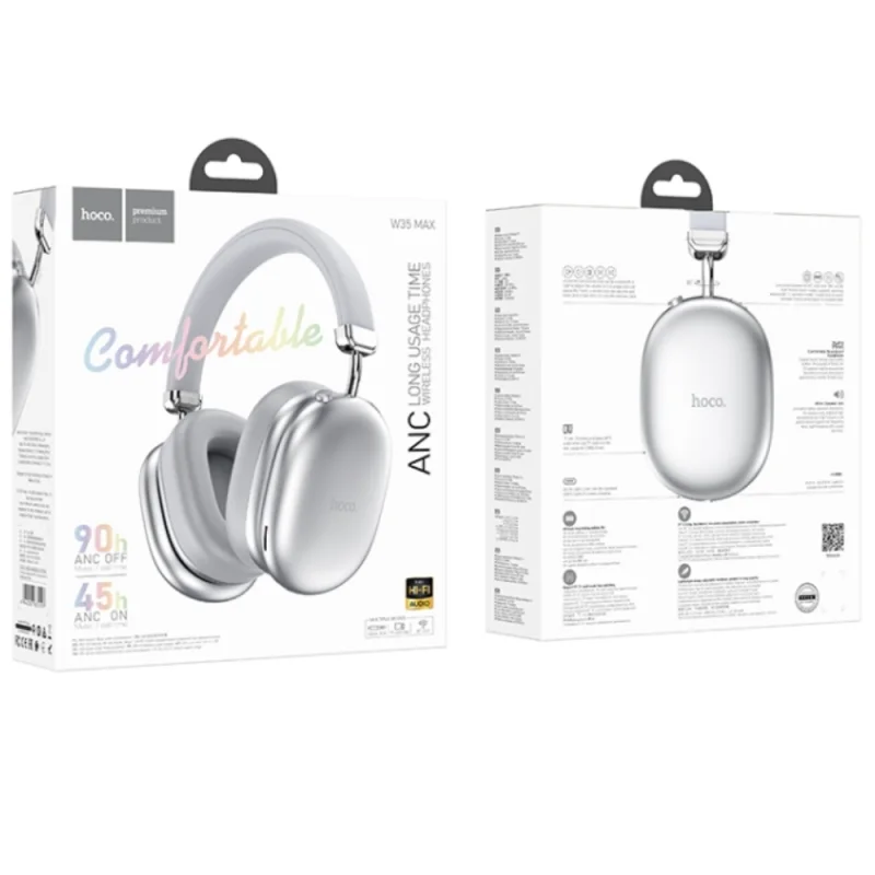 CASQUE SANS FIL BLUETOOTH W35 MAX 90H - image principale