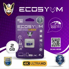 SD CARTE 2GB ECOSYUM COLOR