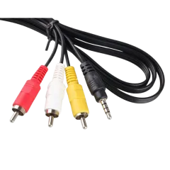 CABLE VIDEO JACK 3.5 /3RCA 1.5M