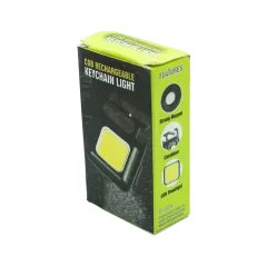 COB RECHARGEABLE KEYCHAIN LIGHT