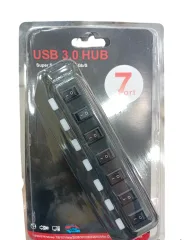 HUB USB 3.0 7P AVEC INTERRUPTEURS 704
