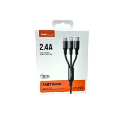RECCI RCS-D120 3IN1 2.4A