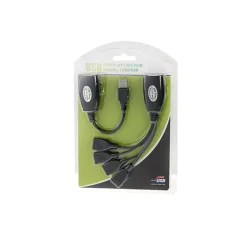EXTENDER USB2.0/RJ45 + HUB 4P 45M